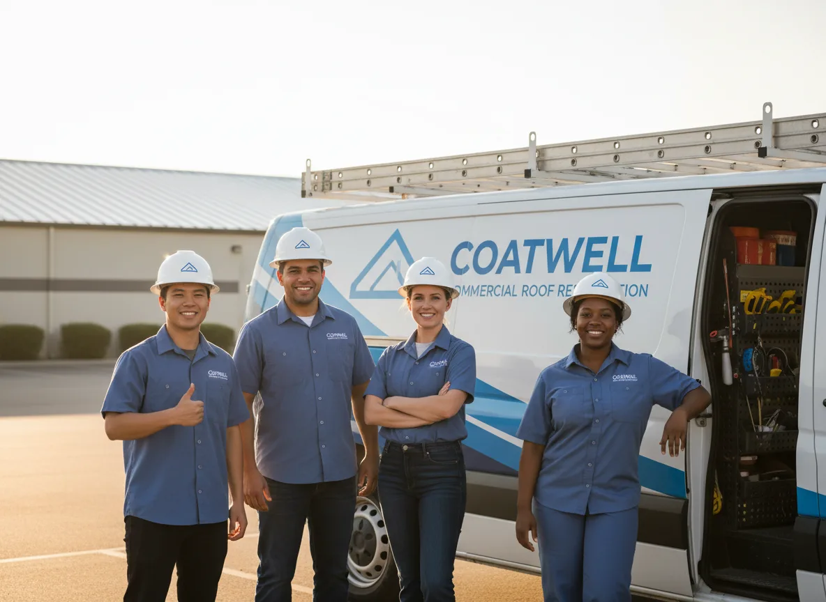Commercial roof coating company in Cache, OK